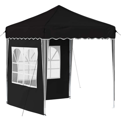 Pop-up Party Tent 195 x 195 x 245 cm Black Oxford Fabric