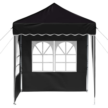 Pop-up Party Tent 195 x 195 x 245 cm Black Oxford Fabric