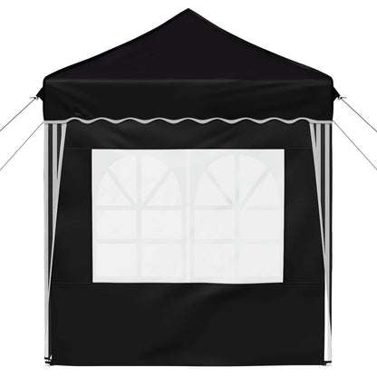 Pop-up Party Tent 195 x 195 x 245 cm Black Oxford Fabric