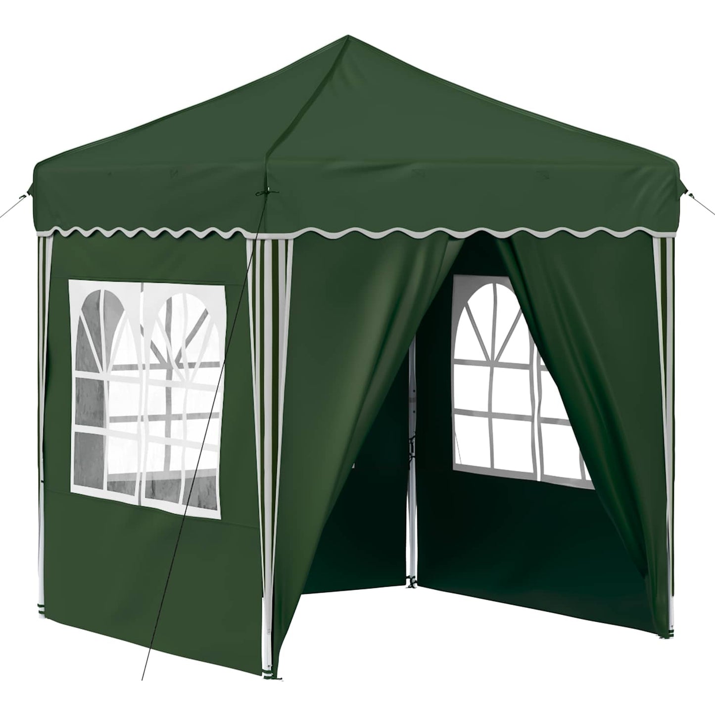 Pop-up Party Tent 195 x 195 x 245 cm Green Oxford Fabric