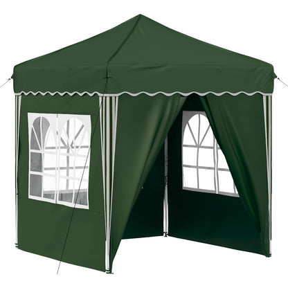 Pop-up Party Tent 195 x 195 x 245 cm Green Oxford Fabric