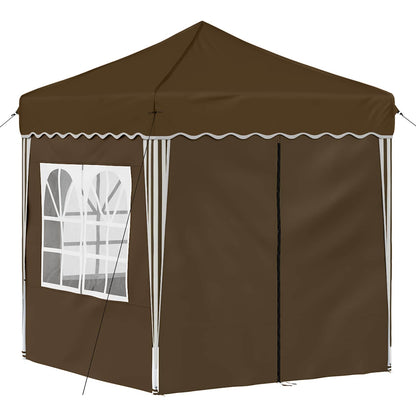 Pop-up Party Tent 195 x 195 x 245 cm Taupe Oxford Fabric
