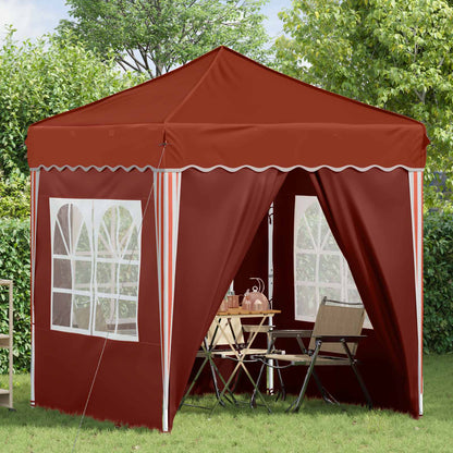 Pop-up Party Tent 195 x 195 x 245 cm Terracotta Oxford Fabric