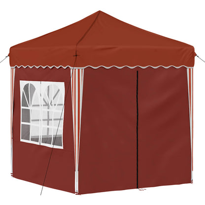 Pop-up Party Tent 195 x 195 x 245 cm Terracotta Oxford Fabric