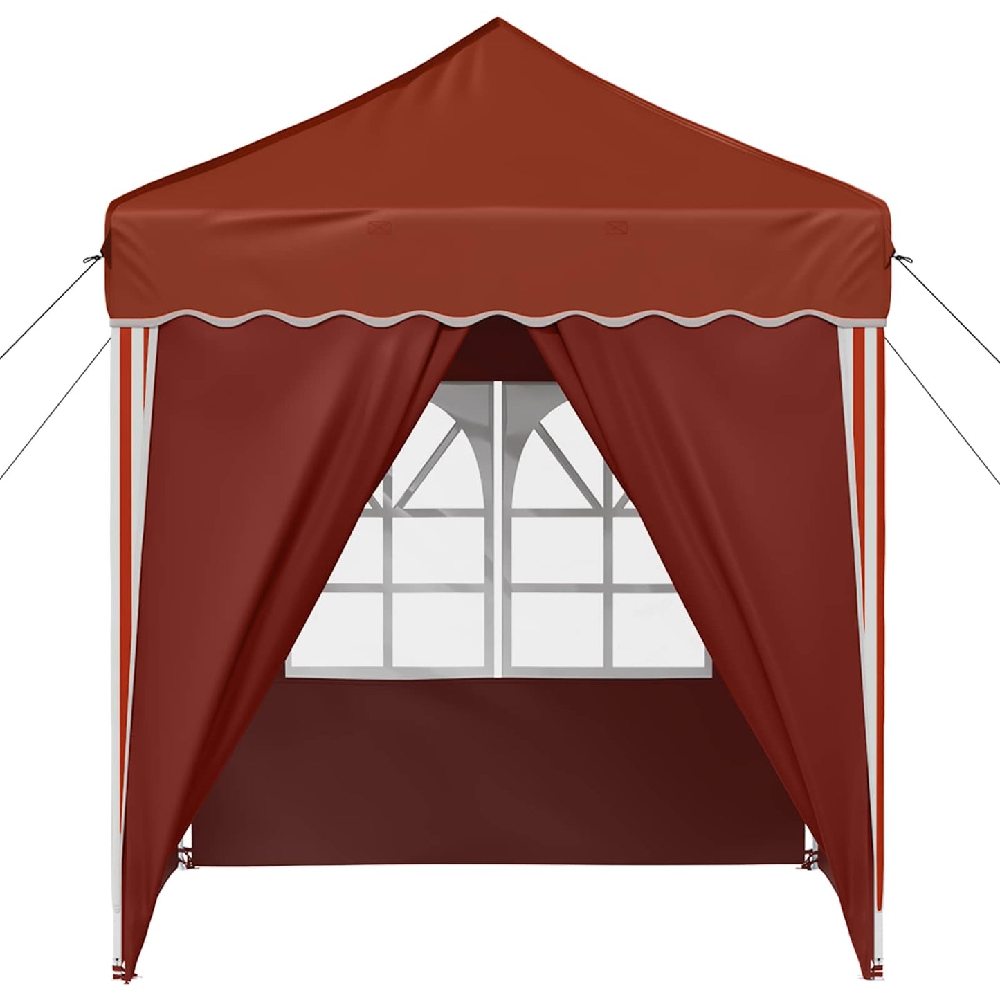 Pop-up Party Tent 195 x 195 x 245 cm Terracotta Oxford Fabric