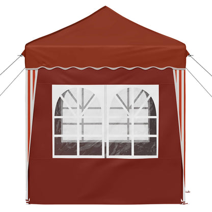 Pop-up Party Tent 195 x 195 x 245 cm Terracotta Oxford Fabric