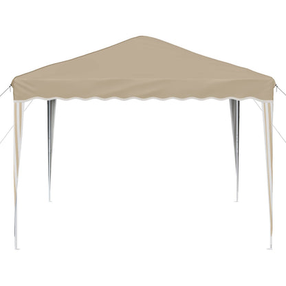 Pop-up Party Tent 288 x 288 x 245 cm Cream Oxford Fabric