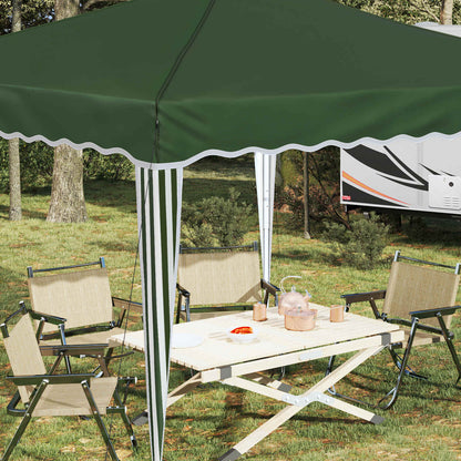 Pop-up Party Tent 288 x 288 x 245 cm Green Oxford Fabric