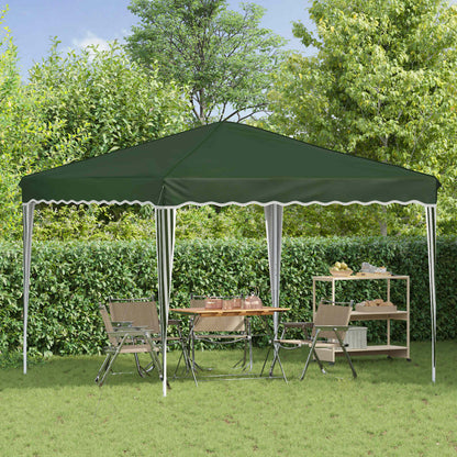 Pop-up Party Tent 288 x 288 x 245 cm Green Oxford Fabric