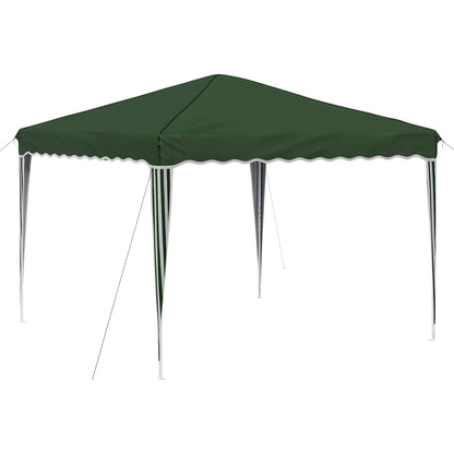 Pop-up Party Tent 288 x 288 x 245 cm Green Oxford Fabric