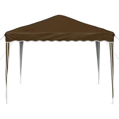Pop-up Party Tent 288 x 288 x 245 cm Taupe Oxford Fabric