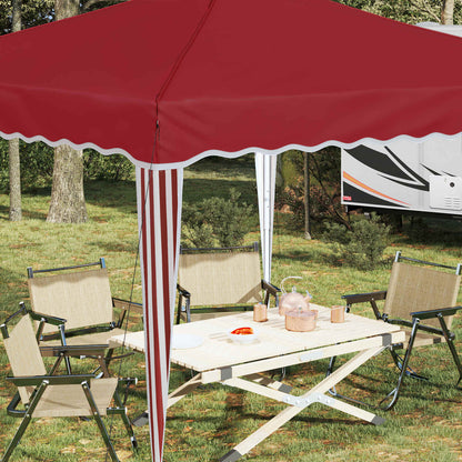 Pop-up Party Tent 288 x 288 x 245 cm Burgundy Oxford Fabric