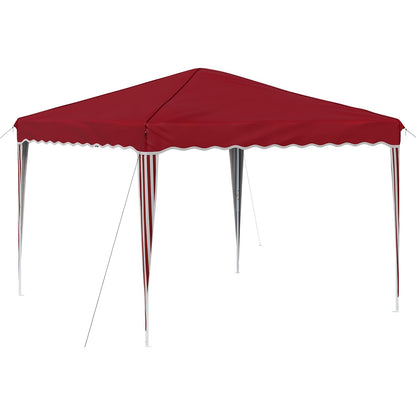 Pop-up Party Tent 288 x 288 x 245 cm Burgundy Oxford Fabric