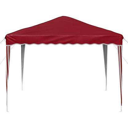 Pop-up Party Tent 288 x 288 x 245 cm Burgundy Oxford Fabric