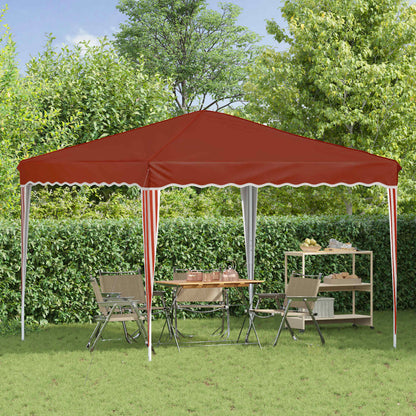 Pop-up Party Tent 288 x 288 x 245 cm Terracotta Oxford Fabric