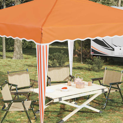 Pop-up Party Tent 288 x 288 x 245 cm Orange Oxford Fabric