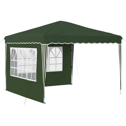Pop-up Party Tent 288 x 288 x 245 cm Green Oxford Fabric
