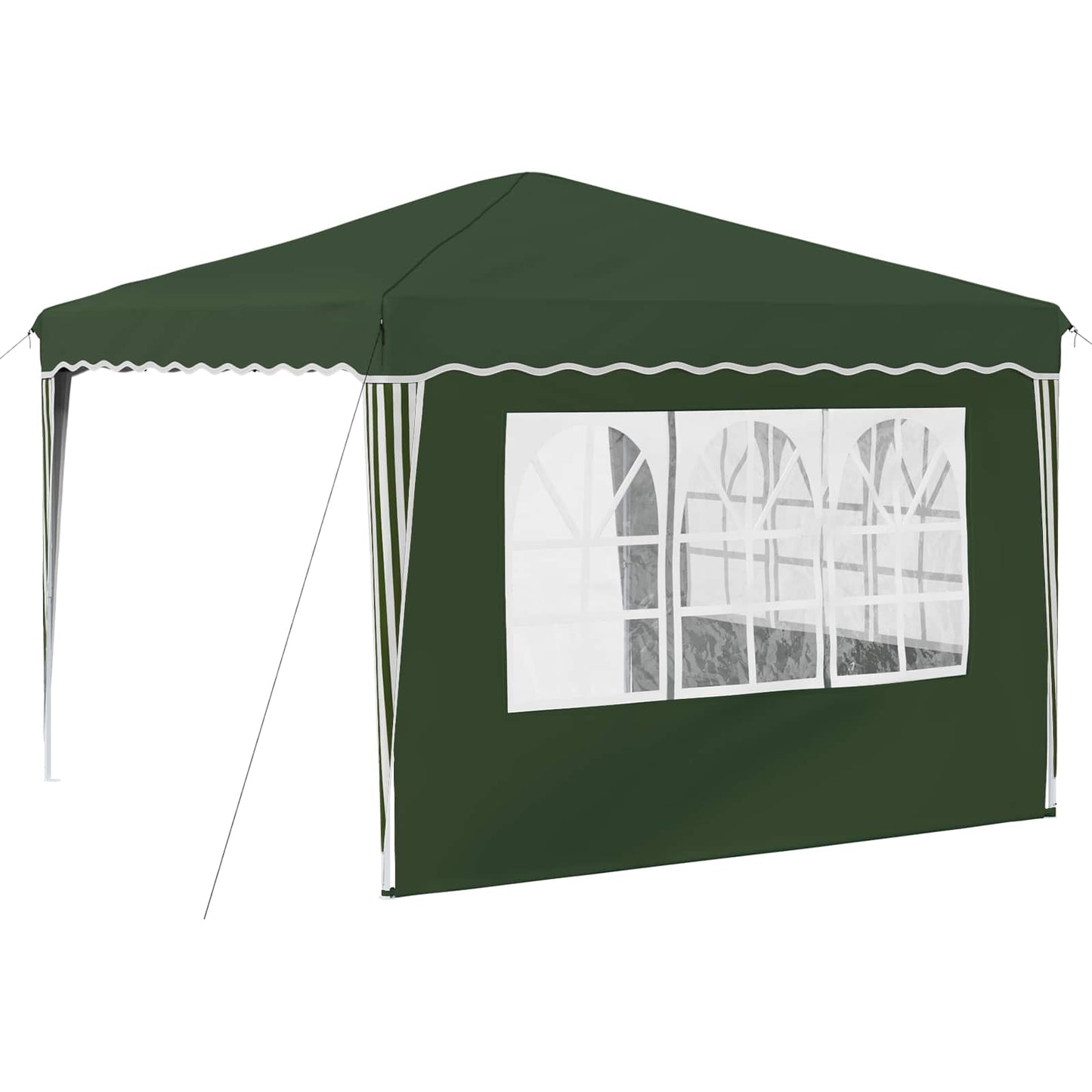 Pop-up Party Tent 288 x 288 x 245 cm Green Oxford Fabric