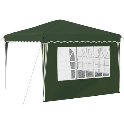 Pop-up Party Tent 288 x 288 x 245 cm Green Oxford Fabric