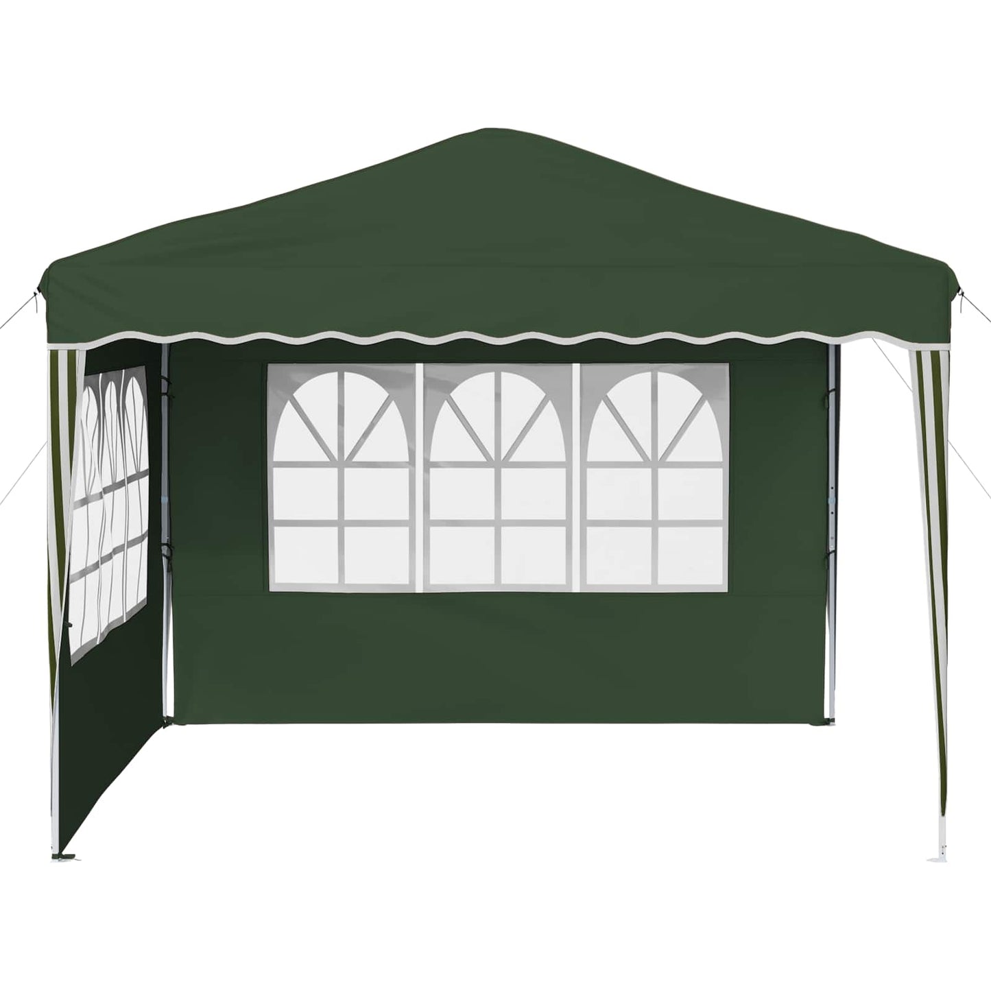 Pop-up Party Tent 288 x 288 x 245 cm Green Oxford Fabric