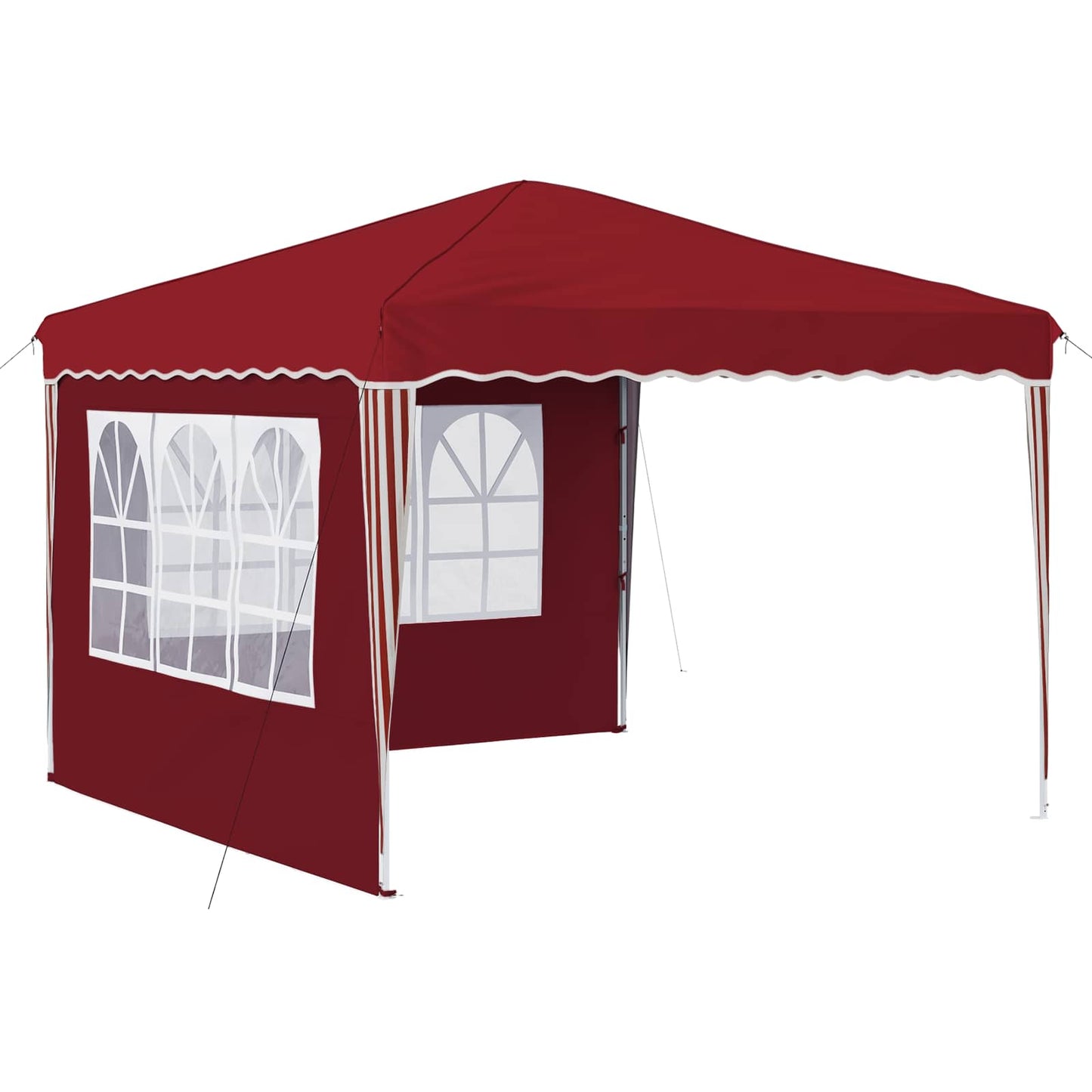 Pop-up Party Tent 288 x 288 x 245 cm Burgundy Oxford Fabric