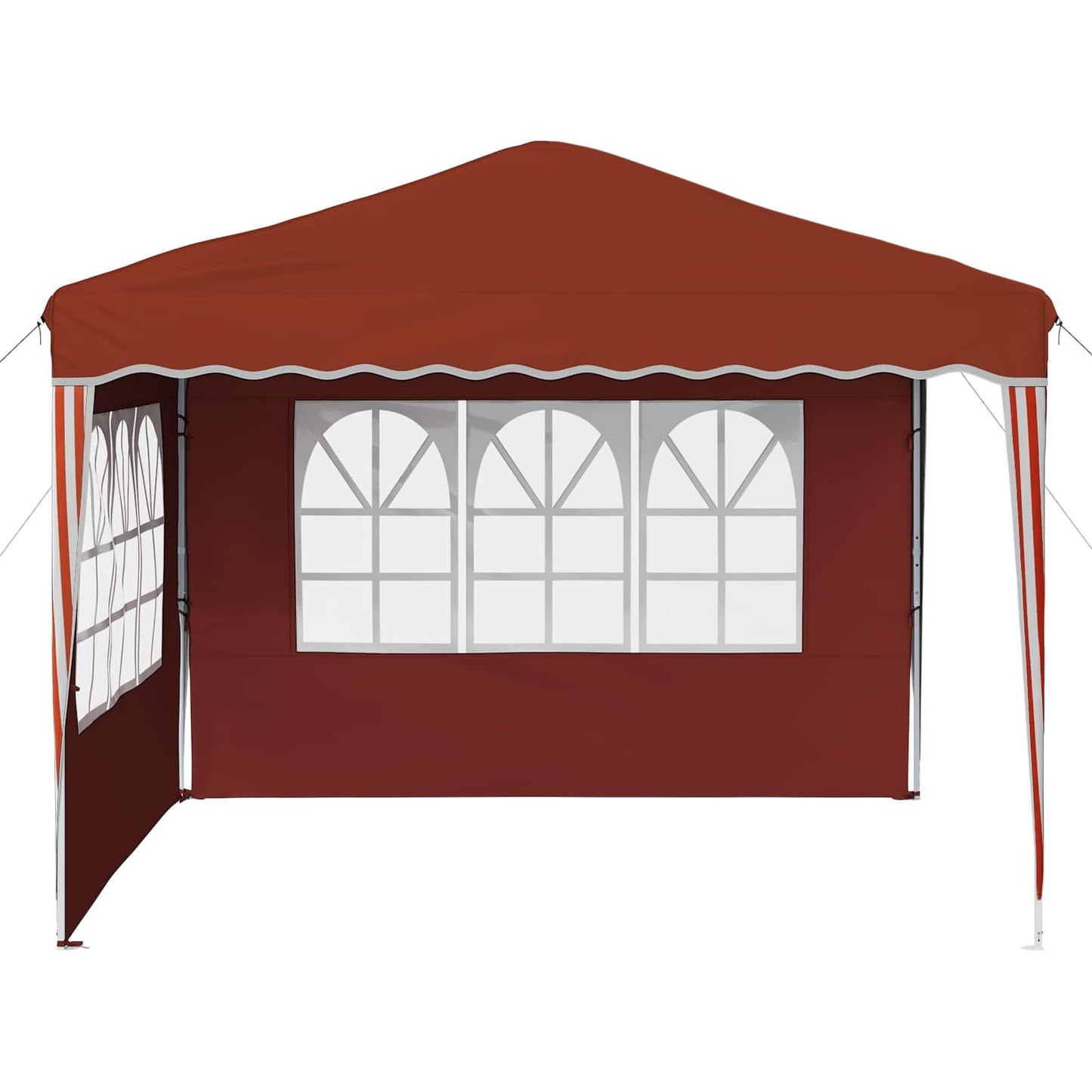 Pop-up Party Tent 288 x 288 x 245 cm Terracotta Oxford Fabric