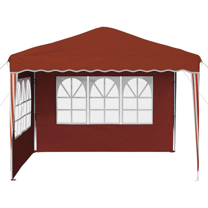 Pop-up Party Tent 288 x 288 x 245 cm Terracotta Oxford Fabric