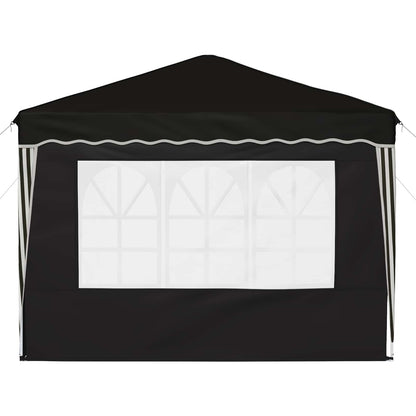 Pop-up Party Tent 288 x 288 x 245 cm Black Oxford Fabric