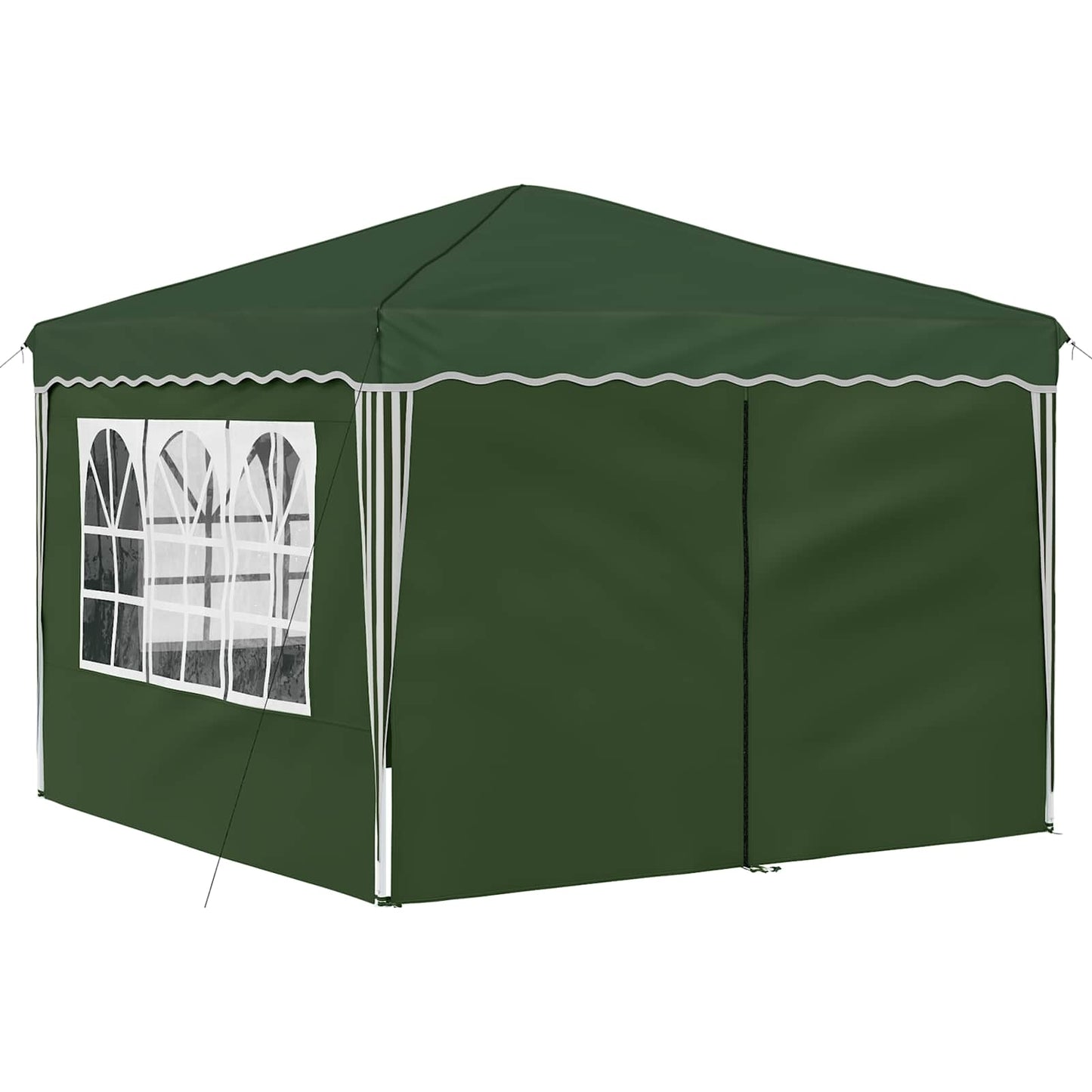 Pop-up Party Tent 288 x 288 x 245 cm Green Oxford Fabric