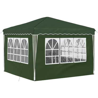 Pop-up Party Tent 288 x 288 x 245 cm Green Oxford Fabric