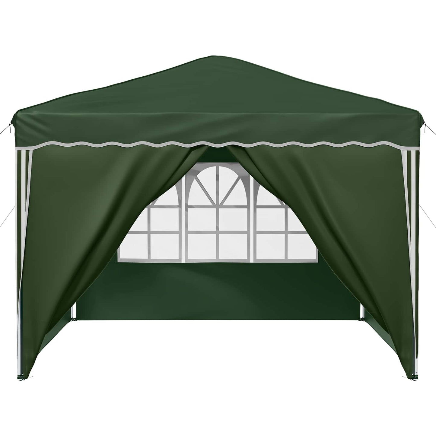 Pop-up Party Tent 288 x 288 x 245 cm Green Oxford Fabric