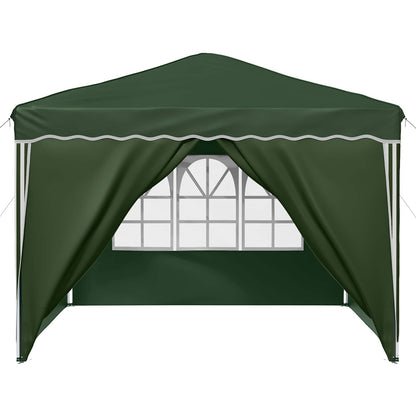 Pop-up Party Tent 288 x 288 x 245 cm Green Oxford Fabric