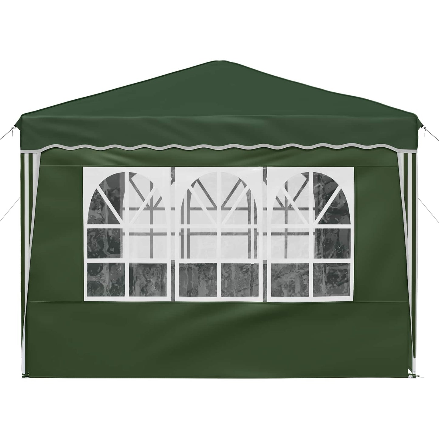 Pop-up Party Tent 288 x 288 x 245 cm Green Oxford Fabric
