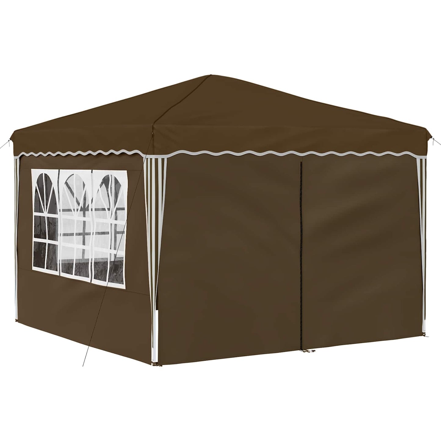 Pop-up Party Tent 288 x 288 x 245 cm Taupe Oxford Fabric