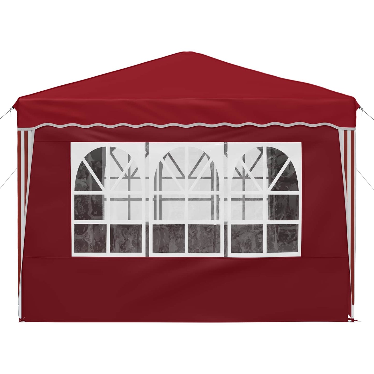Pop-up Party Tent 288 x 288 x 245 cm Burgundy Oxford Fabric