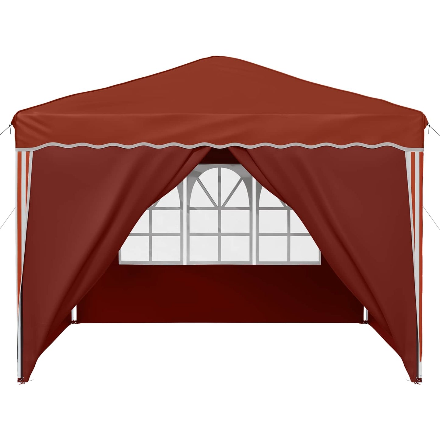 Pop-up Party Tent 288 x 288 x 245 cm Terracotta Oxford Fabric
