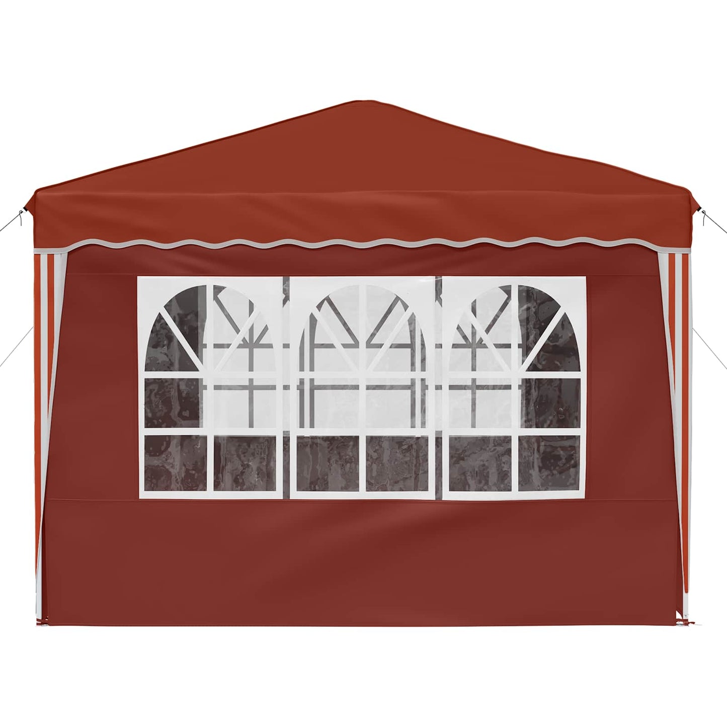 Pop-up Party Tent 288 x 288 x 245 cm Terracotta Oxford Fabric