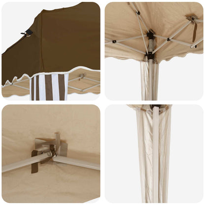 Pop-up Party Tent 575 x 290 x 245 cm Taupe