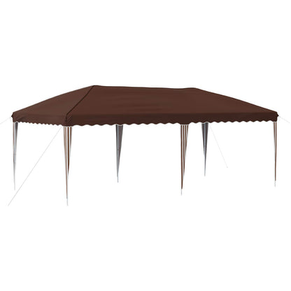 Pop-up Party Tent 575 x 290 x 245 cm Brown