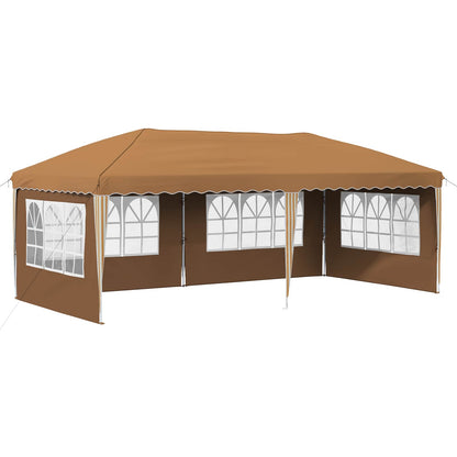 Pop-up Party Tent 575 x 289 x 245 cm Beige