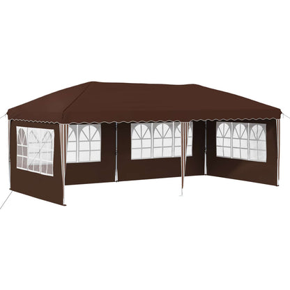 Pop-up Party Tent 575 x 289 x 245 cm Brown