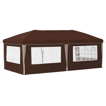 Pop-up Party Tent 575 x 289 x 245 cm Brown
