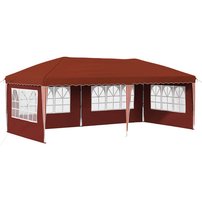Pop-up Party Tent 575 x 289 x 245 cm Terracotta