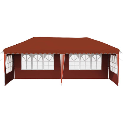 Pop-up Party Tent 575 x 289 x 245 cm Terracotta