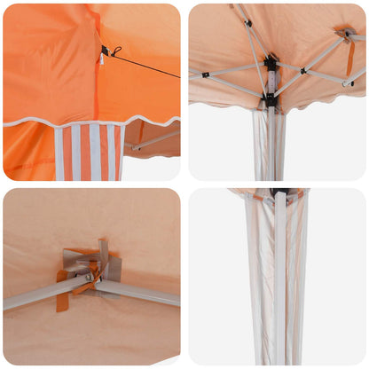 Pop-up Party Tent 575 x 289 x 245 cm Orange