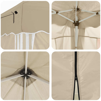 Pop-up Party Tent 575 x 288 x 245 cm Cream
