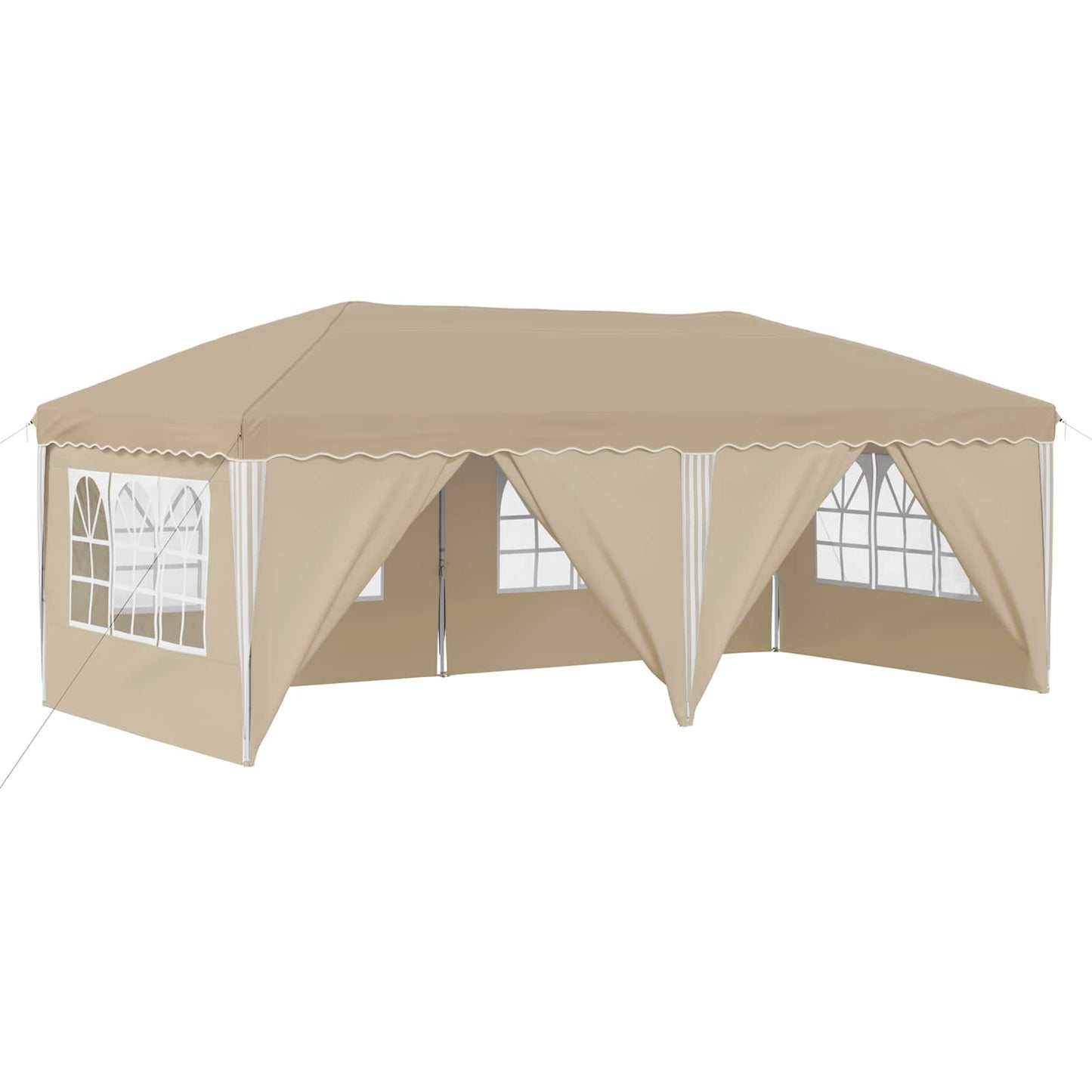 Pop-up Party Tent 575 x 288 x 245 cm Cream