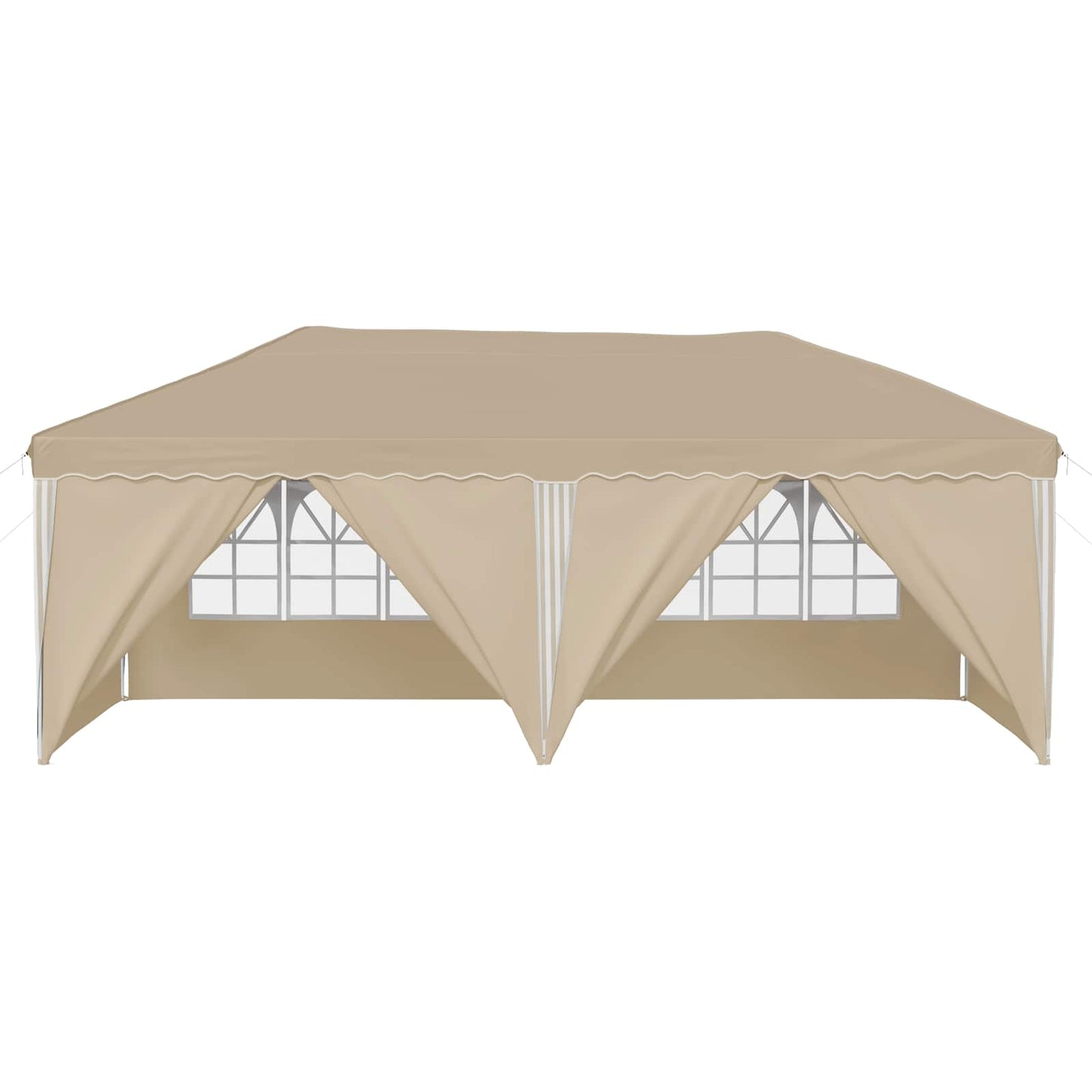 Pop-up Party Tent 575 x 288 x 245 cm Cream