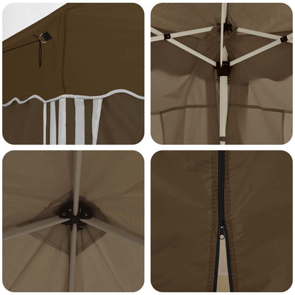 Pop-up Party Tent 575 x 288 x 245 cm Taupe