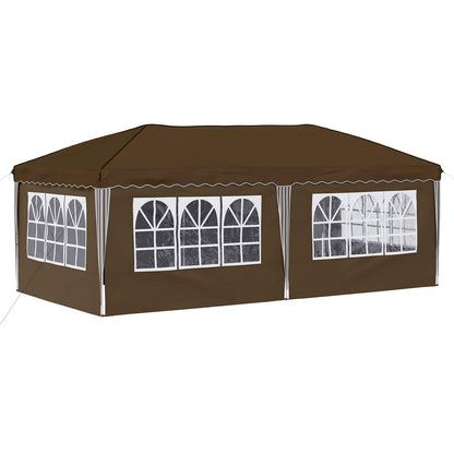 Pop-up Party Tent 575 x 288 x 245 cm Taupe